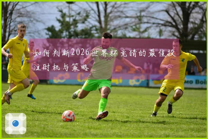如何判断2026世界杯竞猜的最佳投注时机与策略