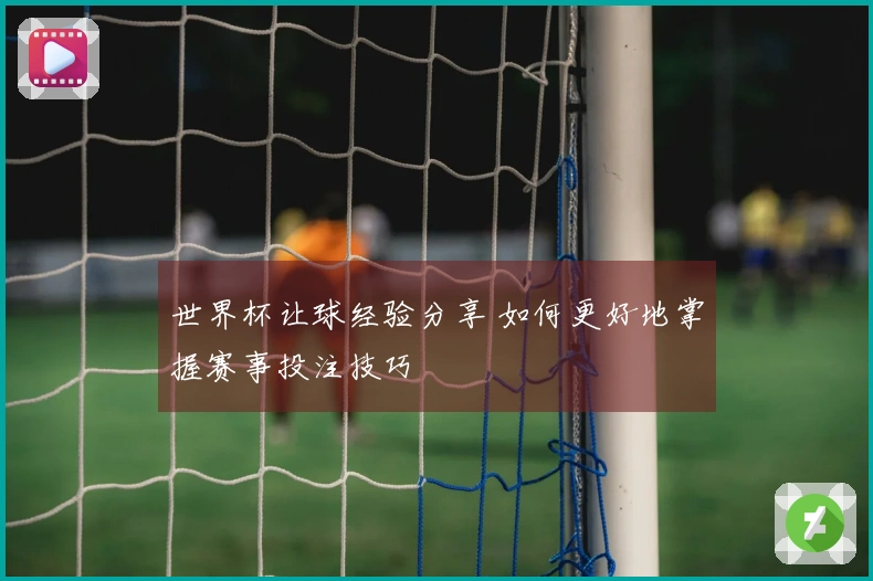 世界杯让球经验分享 如何更好地掌握赛事投注技巧